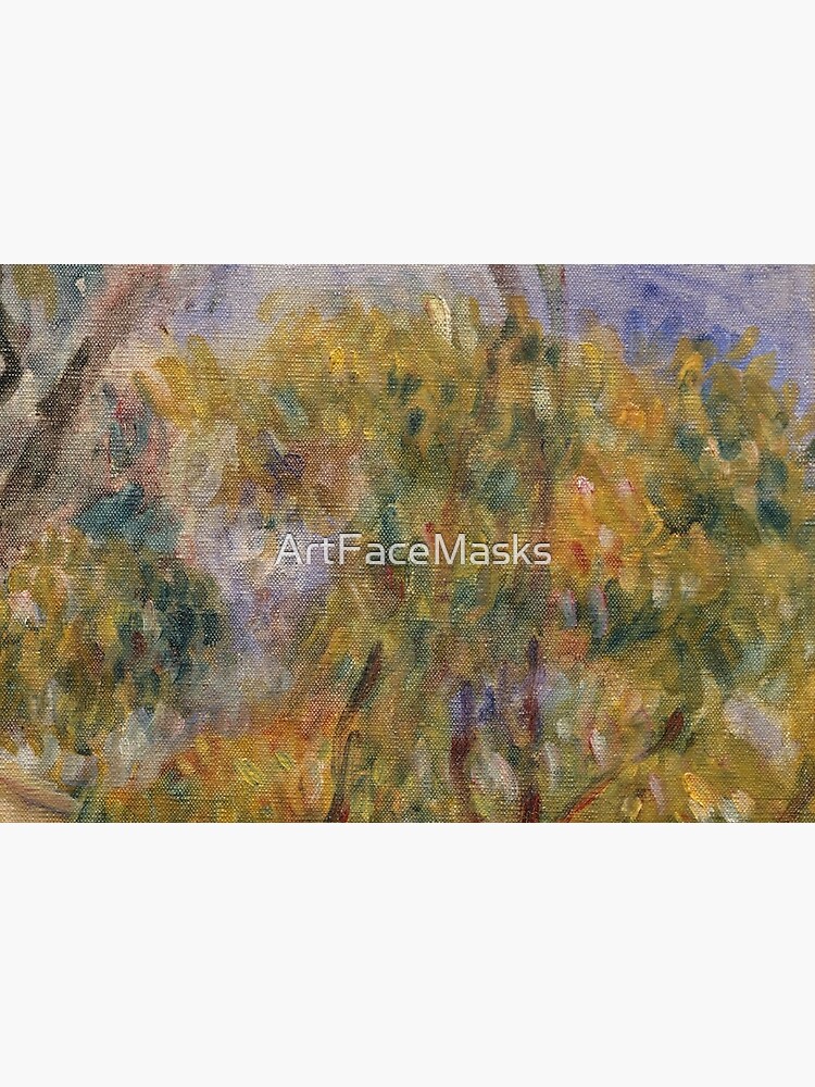 Watercolour Trees Painting Detail by ArtFaceMasks