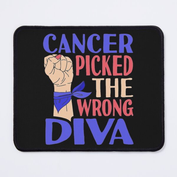 Item preview, Cancer Picked The Wrong Diva Colon designed and sold by StarcyWol.