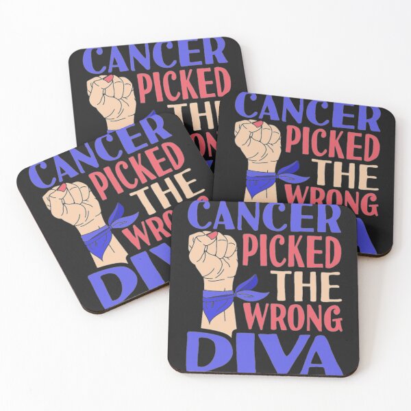Item preview, Cancer Picked The Wrong Diva Colon designed and sold by StarcyWol.