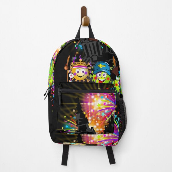Item preview, The Simonsitos enjoying the fireworks in the Cathedral of Santiago de Compostela designed and sold by simonsitos.