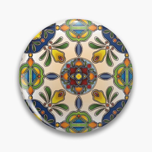 Item preview, Spanish Tile Colorful designed and sold by GeekGirlAmanda.