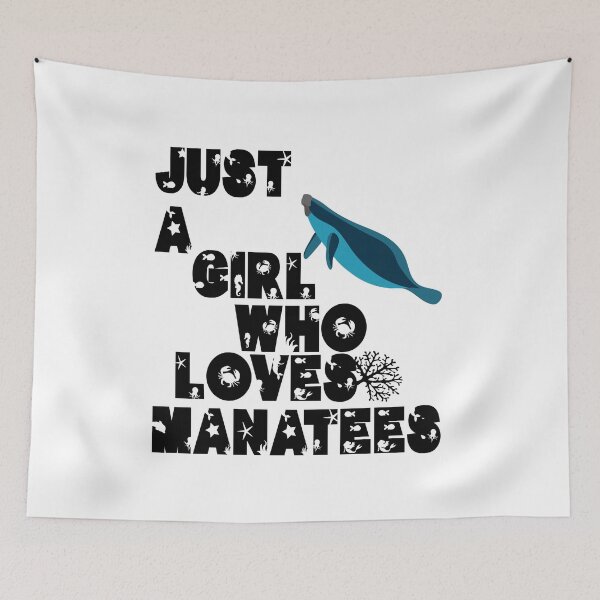 Item preview, Just A Girl Who Loves Manatees designed and sold by Marouane TM.