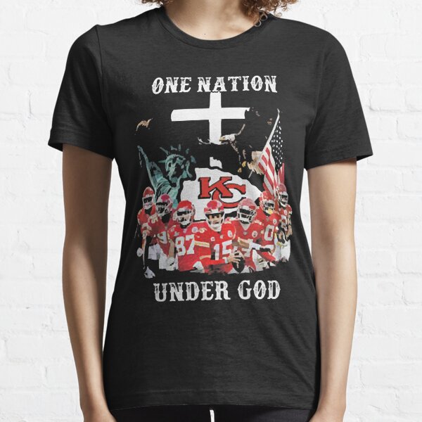 One Nation Under God Los Angeles Rams Team Super Bowl T-Shirt - Anynee