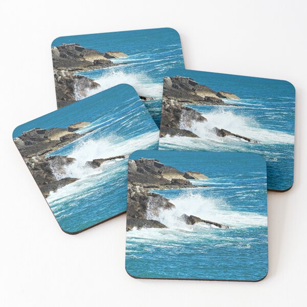 Artikelvorschau, Coastal Seascape Rocky Coastline Sea Waves entworfen und verkauft von worldways.
