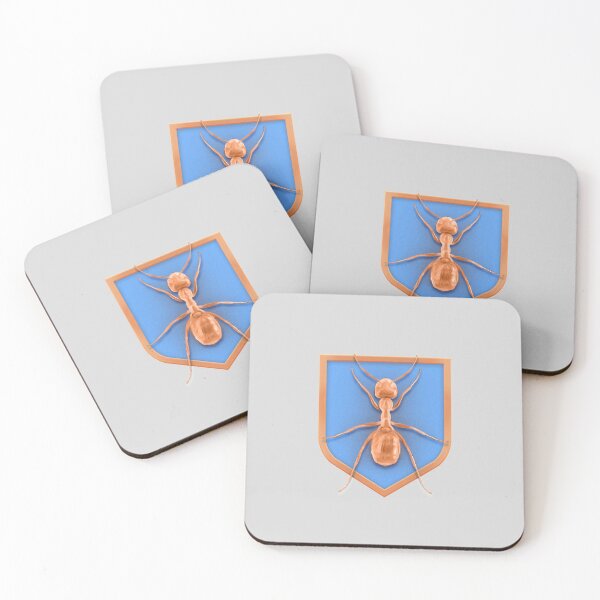 Item preview, Ant Crest, Gold and Blue designed and sold by SciAnts.