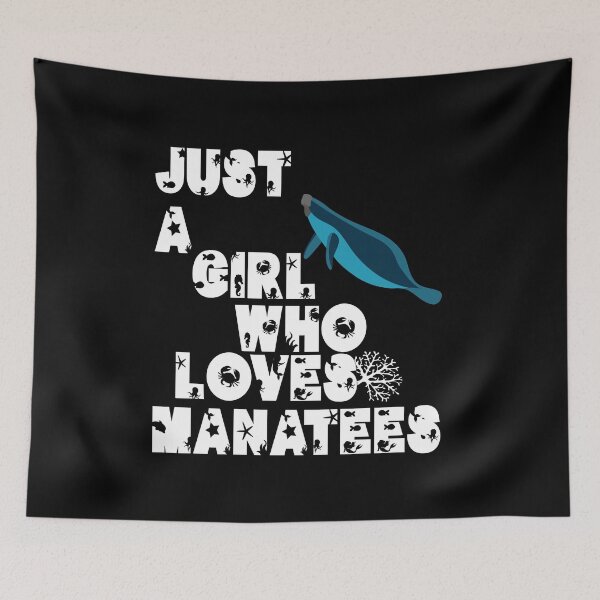 Item preview, Just A Girl Who Loves Manatees designed and sold by Marouane TM.