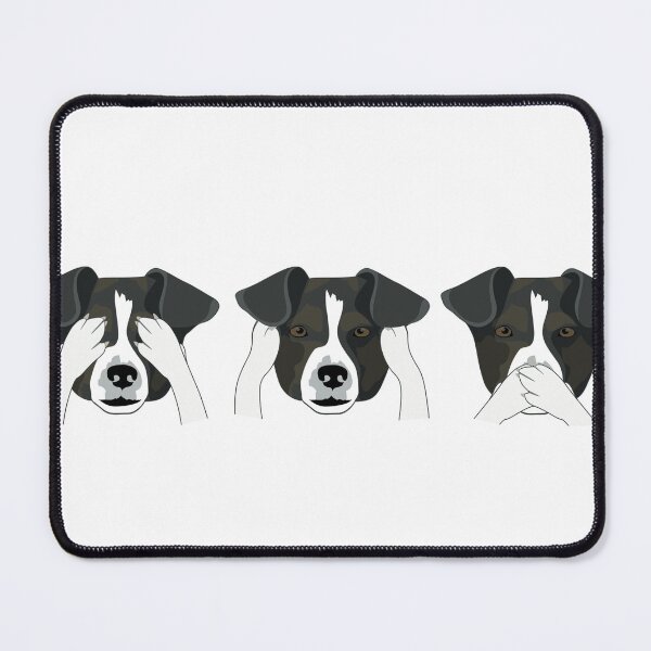 Item preview, listen ,see,talk dog face  designed and sold by maroon54.