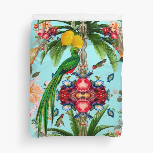 Vista previa del artículo con la obra «Tropical, vintage, exótico, verano, pájaros, flores, barroco. », diseñado y vendido por MariaMarinova.