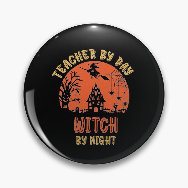 Item preview, teacher by day witch by night funny halloween designed and sold by RayyanHausawi.