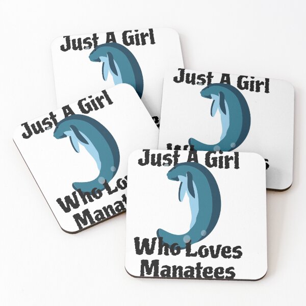 Item preview, Just A Girl Who Loves Manatees designed and sold by Marouane TM.