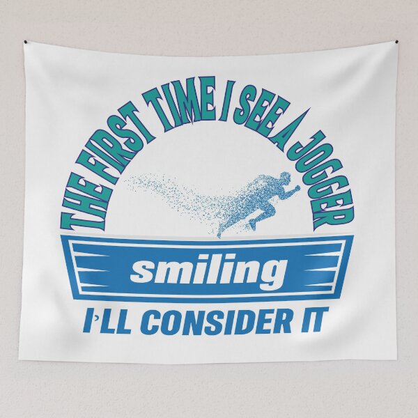 Item preview, The first time I see a jogger smiling I’ll consider it designed and sold by YacineHB01.