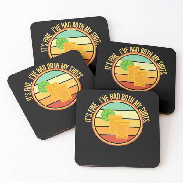 Item preview, Retro It's Fine. I've Had Both My Shots Double Tequila Shot designed and sold by Zurickdesigns.