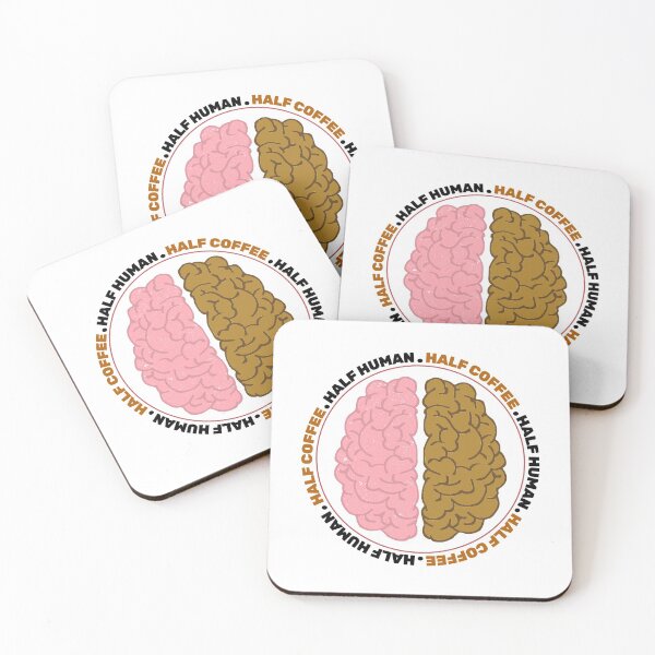 Item preview, Half Human Half Coffee designed and sold by YOYOCollection.