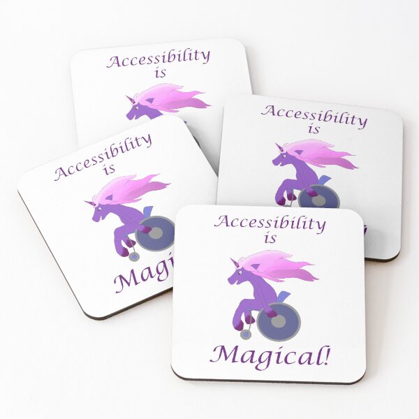 Item preview, Accessibility is magical disabled unicorn designed and sold by KyttsyKrafts.