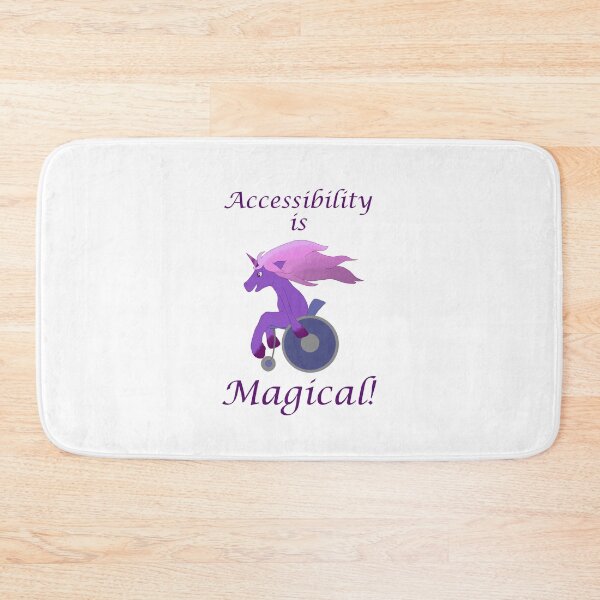 Item preview, Accessibility is magical disabled unicorn designed and sold by KyttsyKrafts.