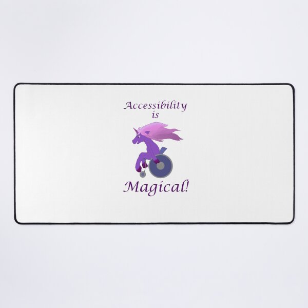 Item preview, Accessibility is magical disabled unicorn designed and sold by KyttsyKrafts.