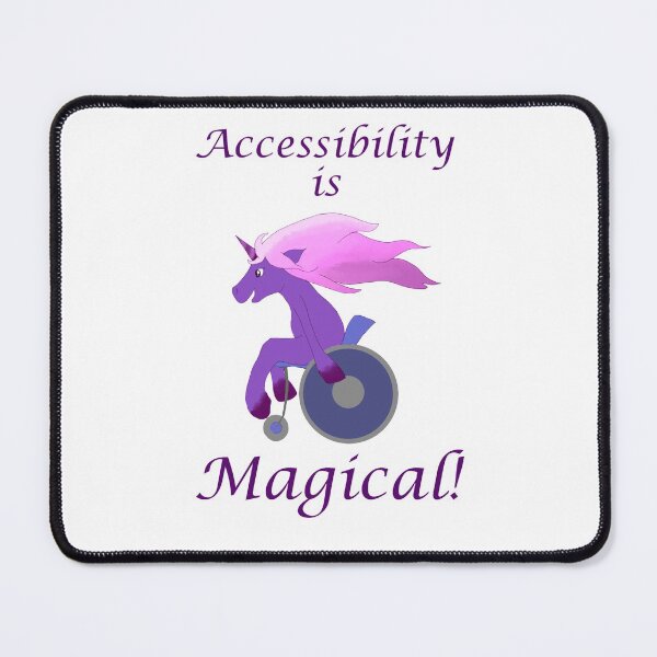 Item preview, Accessibility is magical disabled unicorn designed and sold by KyttsyKrafts.