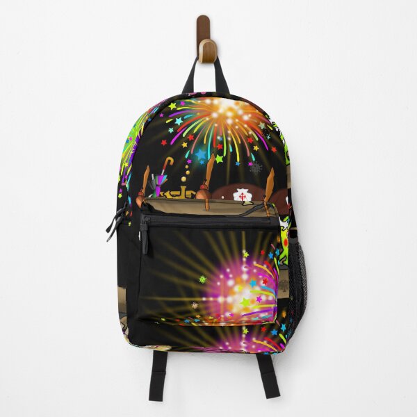 Item preview,  The Simonsitos enjoying the fireworks in the Cathedral of Santiago de Compostela designed and sold by simonsitos.