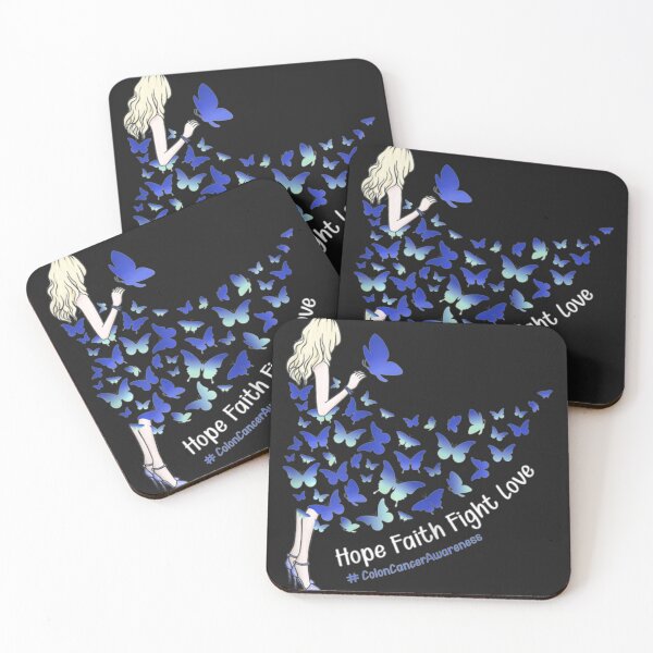 Item preview, Hope Faith Fight Butterfly Colon designed and sold by StarcyWol.