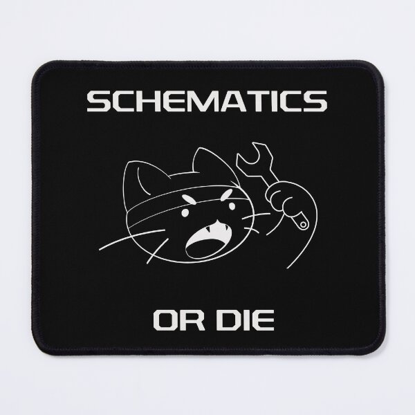 Item preview, Schematics or Die Cat - White designed and sold by Hawise.