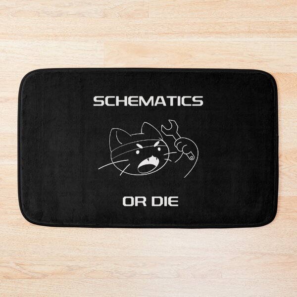 Item preview, Schematics or Die Cat - White designed and sold by Hawise.