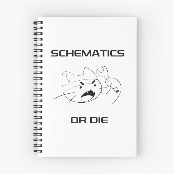 Item preview, Schematics or Die Cat - Black designed and sold by Hawise.