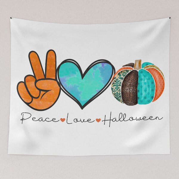 Item preview, Peace, love, Halloween- Halloween  designed and sold by Designs Of all kinds.