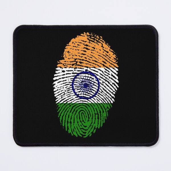 Item preview, Indian Fingerprint I Love India Flag For Indians designed and sold by Creekman Designs.