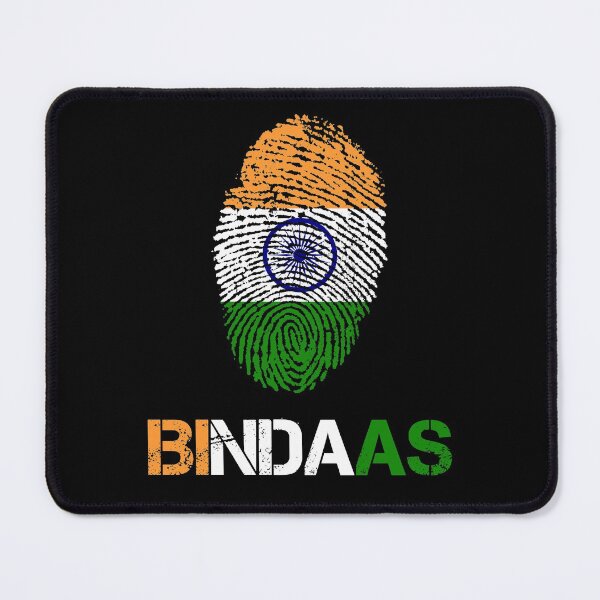 Item preview, Indian Bindaas T-Shirt I Love India Flag Indians designed and sold by Creekman Designs.