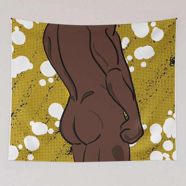 Item preview, The Body (Yellow Background) designed and sold by Queerasian.
