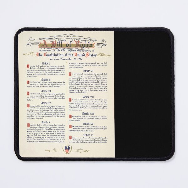 Item preview, Bill Of Rights USA History Teacher T-Shirt Constitution designed and sold by Creekman Designs.