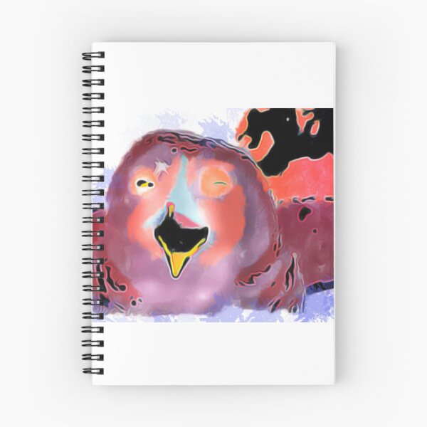 Item preview, Oil painting Screaming owl designed and sold by Coffeemerc117.