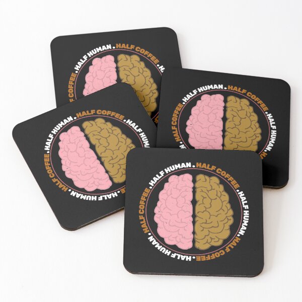 Item preview, Half Human Half Coffee designed and sold by YOYOCollection.