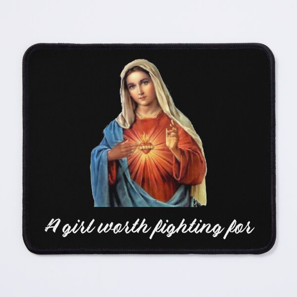 Item preview, Virgin Mary Christian Catholic Church T-Shirt Religious designed and sold by Creekman Designs.