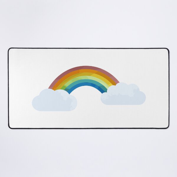Organic Contour Rainbow Desk Mat
