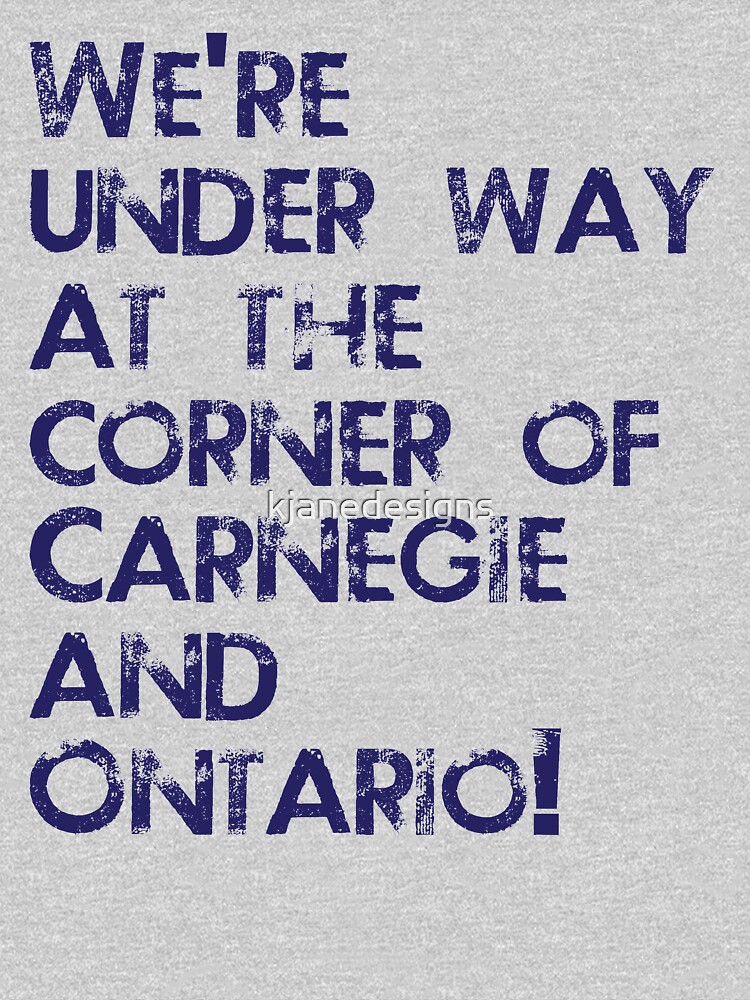 Carnegie And Ontario Essential T Shirt For Sale By Kjanedesigns