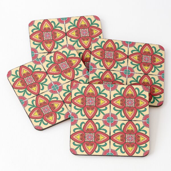 Artikelvorschau, Spanische Fliese: Floral Whimsy entworfen und verkauft von GeekGirlAmanda.