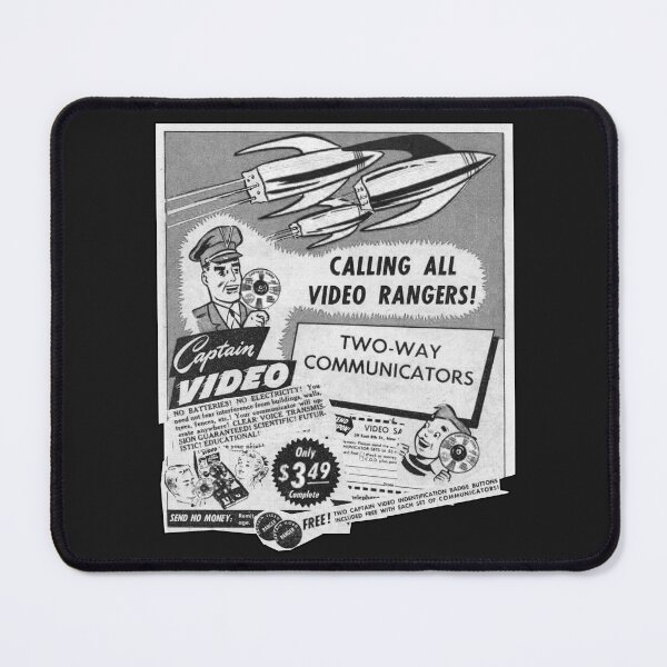 Item preview, Copy of Captain Video Communicators Comic Book Ad-Black and White designed and sold by Mount-Molehill.