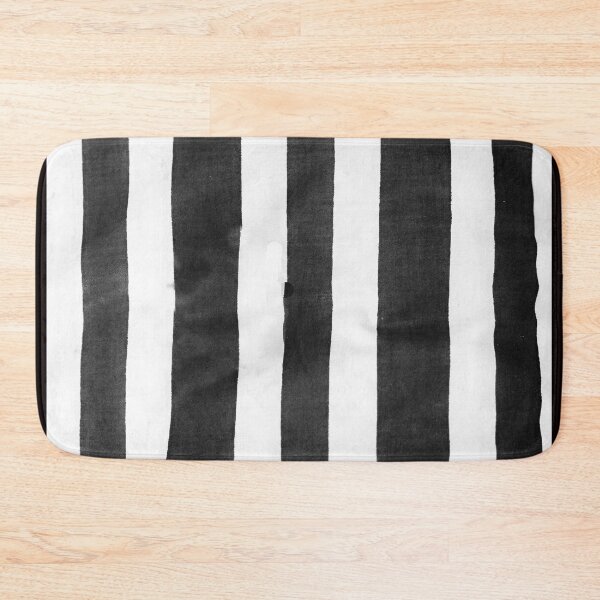Item preview, Black and white striped cloth laid out roughly to provide vetical blank lines. designed and sold by Brian Scantlebury.