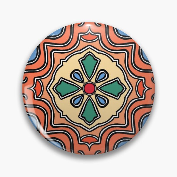 Item preview, Spanish Tile: Floral Waves designed and sold by GeekGirlAmanda.
