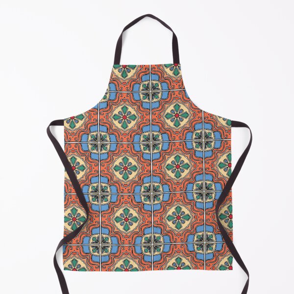 Item preview, Spanish Tile: Floral Waves designed and sold by GeekGirlAmanda.