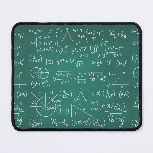 Artikelvorschau, Mathe Formeln Tafel Schule Geek entworfen und verkauft von BluePlanet.