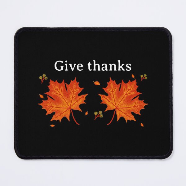 Item preview, Give Thanks With Fall Leaves designed and sold by YOYOCollection.