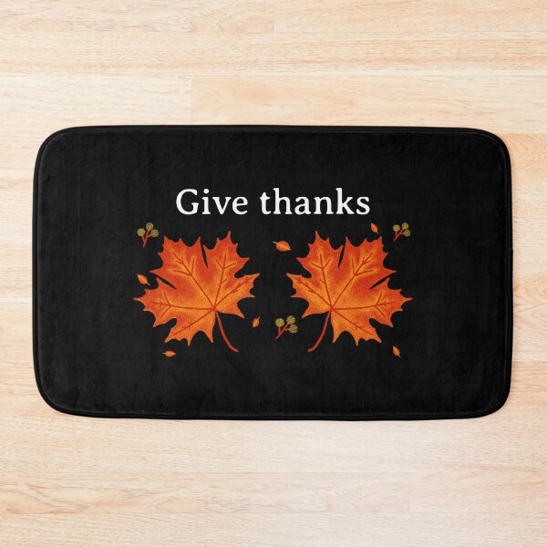 Item preview, Give Thanks With Fall Leaves designed and sold by YOYOCollection.