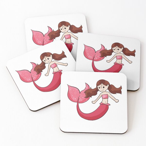 Item preview, pink mermaid designed and sold by Fridayscorner.