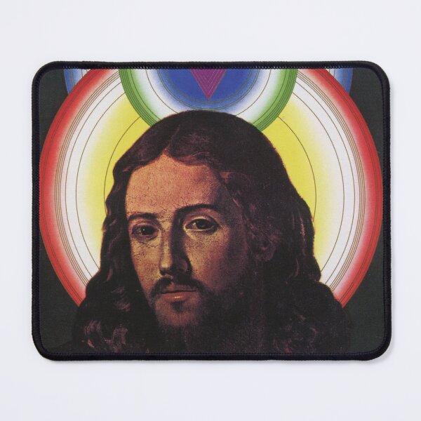 Item preview, Jesus Christ Portrait by Tadanori Yokoo designed and sold by Daddyo's Hidden Back Patio.