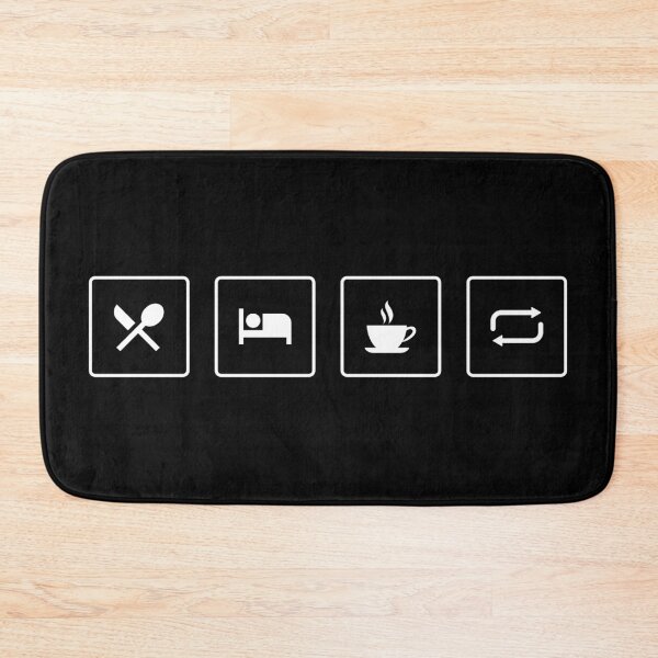 Item preview, Eat Sleep Caffeinate Repeat designed and sold by HushedCreations.