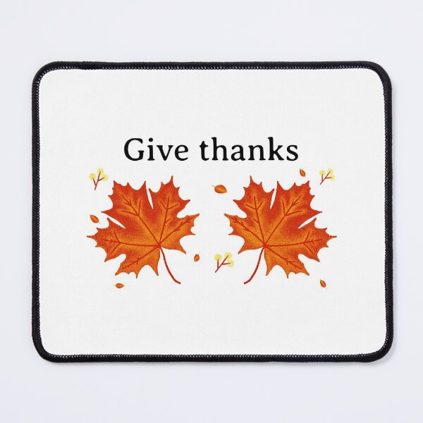 Item preview, Give Thanks With Fall Leaves designed and sold by YOYOCollection.