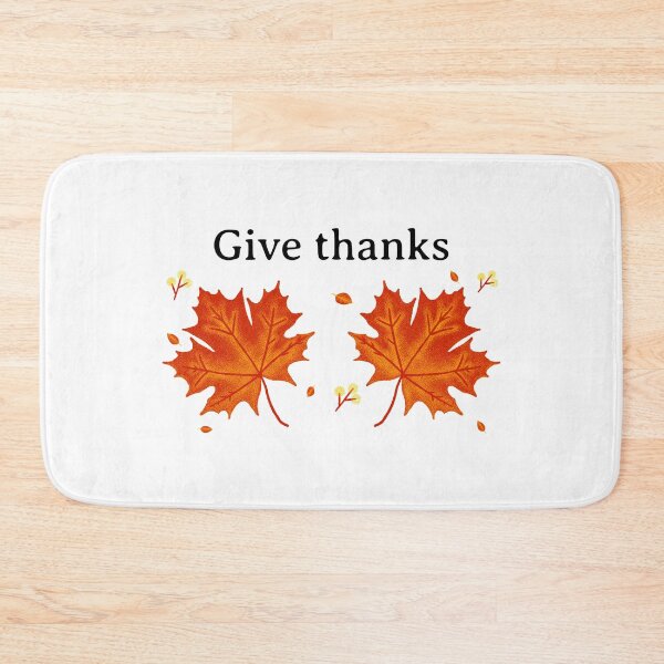 Item preview, Give Thanks With Fall Leaves designed and sold by YOYOCollection.
