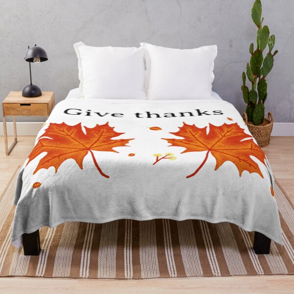 Item preview, Give Thanks With Fall Leaves designed and sold by YOYOCollection.